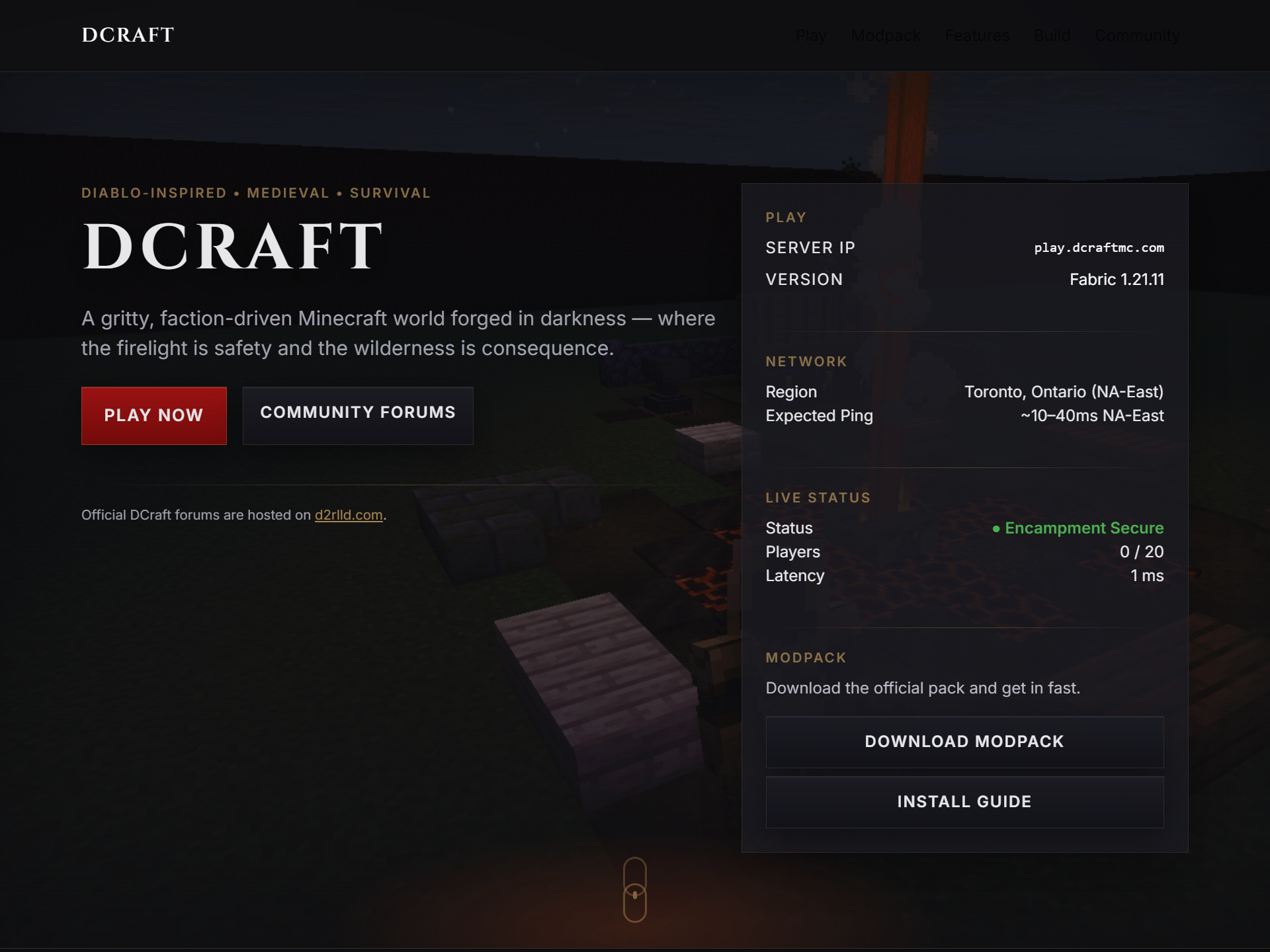 DCraftMC Screenshot